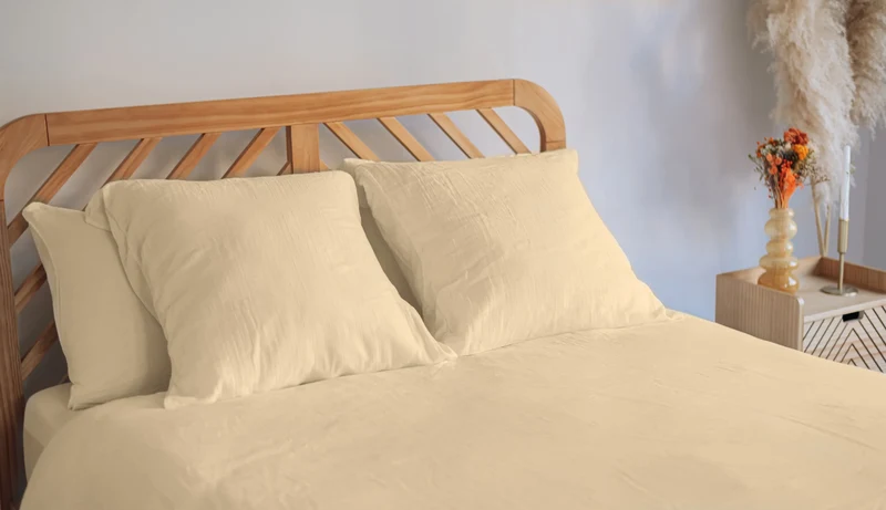 Parure de lit en gaze de coton