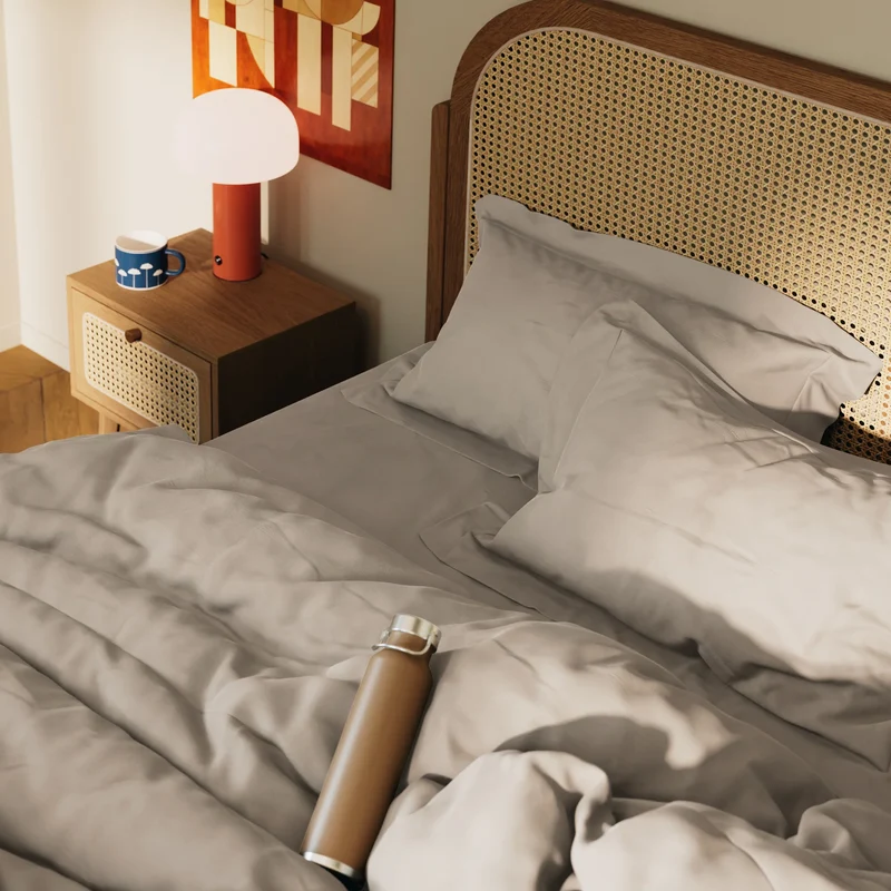 Parure de lit en percale
