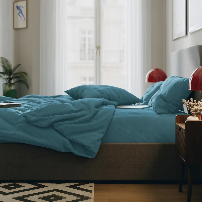 Parure de lit flanelle en coton