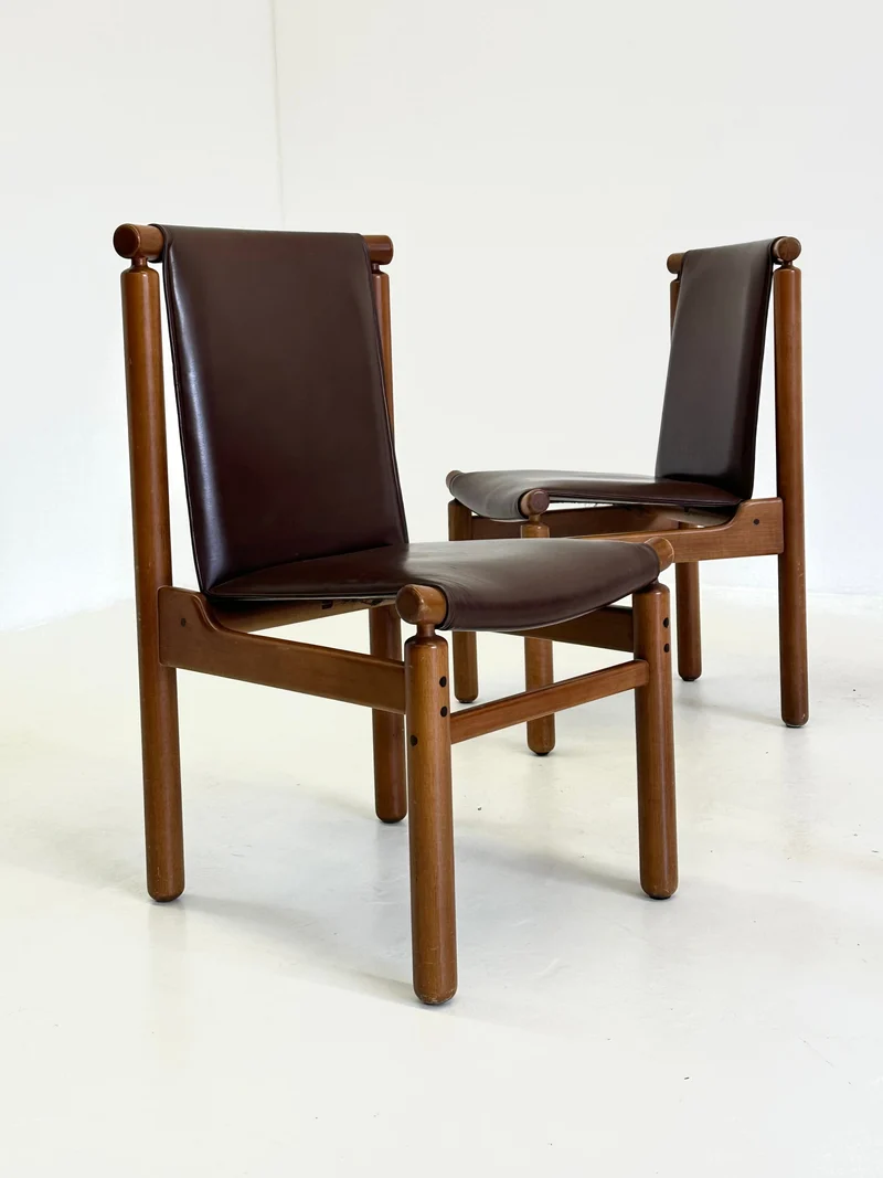 Set of Tapiovaara Dining Chairs by La Permanente Cantù