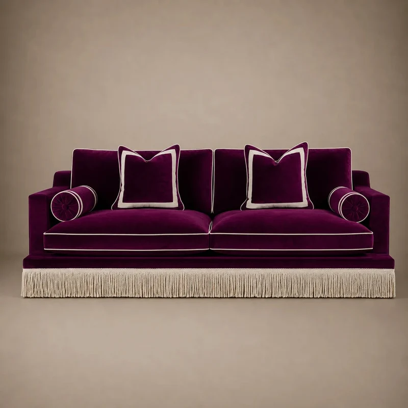 Orlando Sofa with fringe