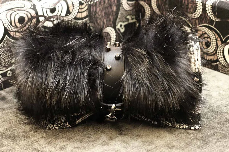 Couverture pour chat « Metis » Black Moon - Tissu Jean-Paul Gaultier