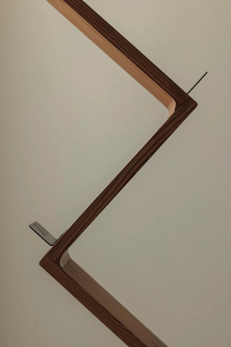 Sculptural Magazine Shelf, 1980s