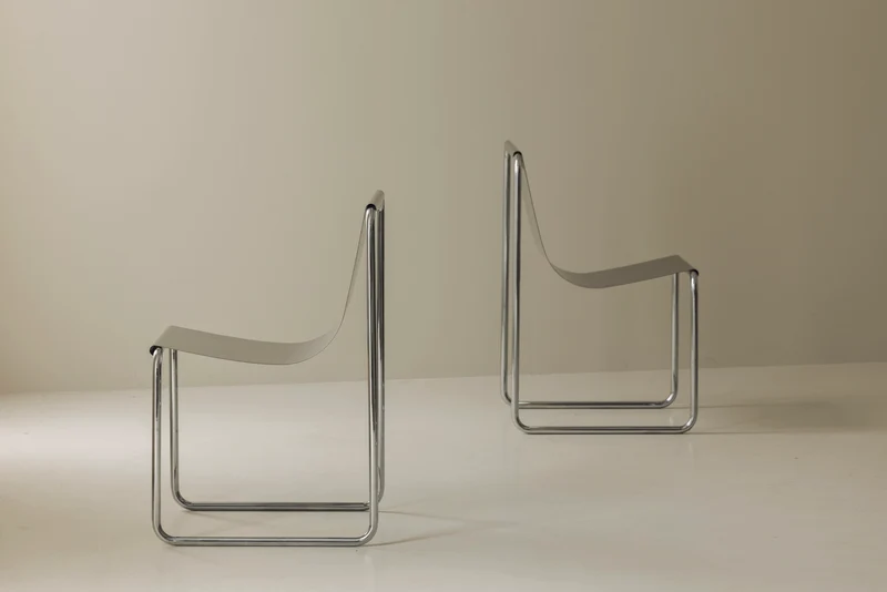 Very rare set of four dining chairs by Patrick Gingembre, France 1960s