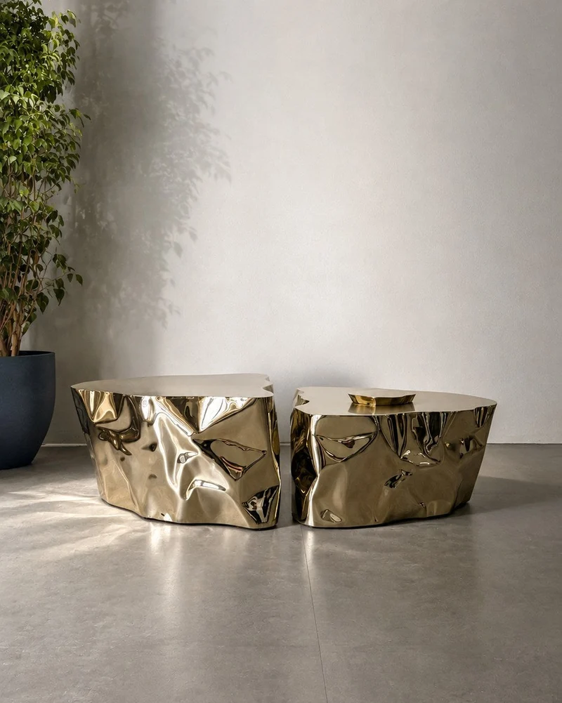 Grand Canyon - Stainless Steel Coffee Table