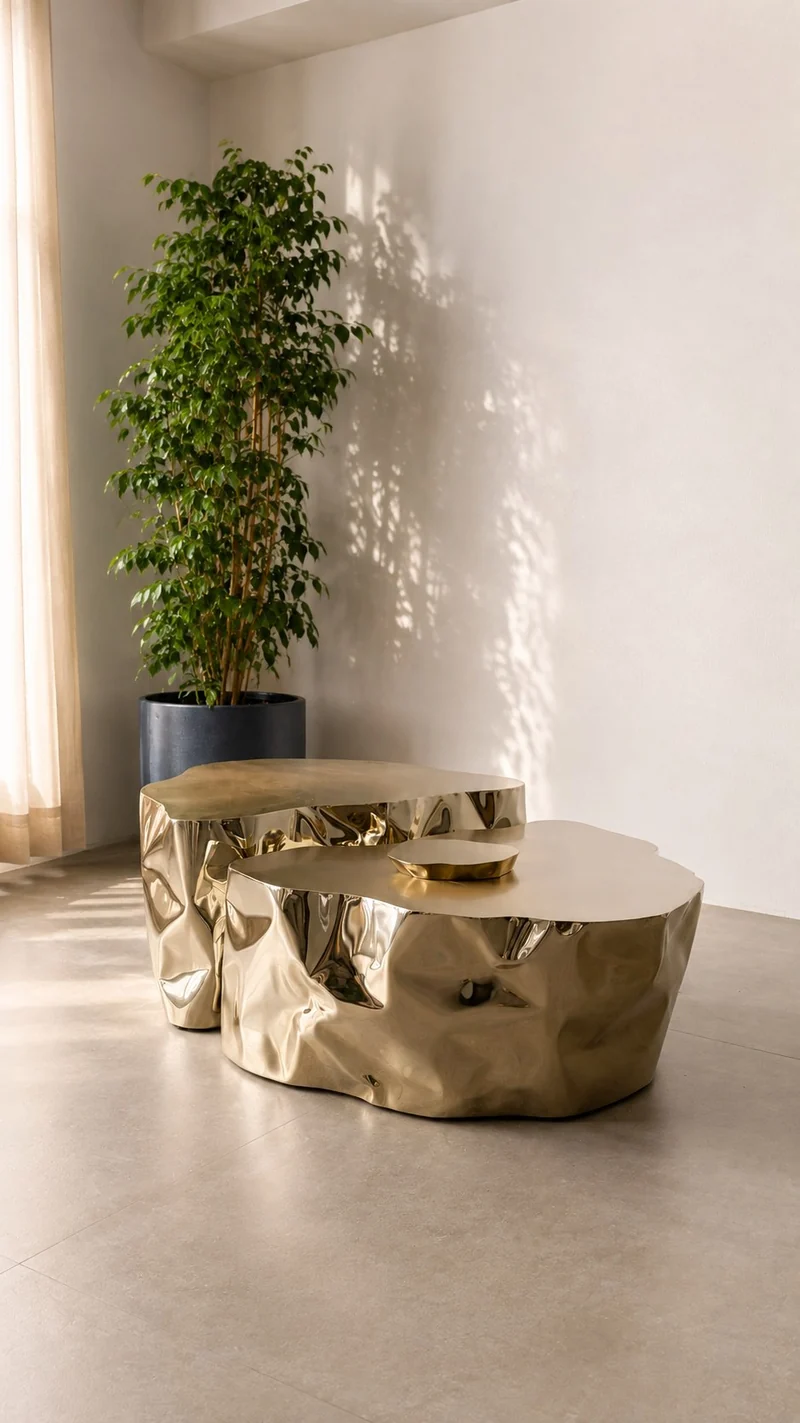 Grand Canyon - Stainless Steel Coffee Table