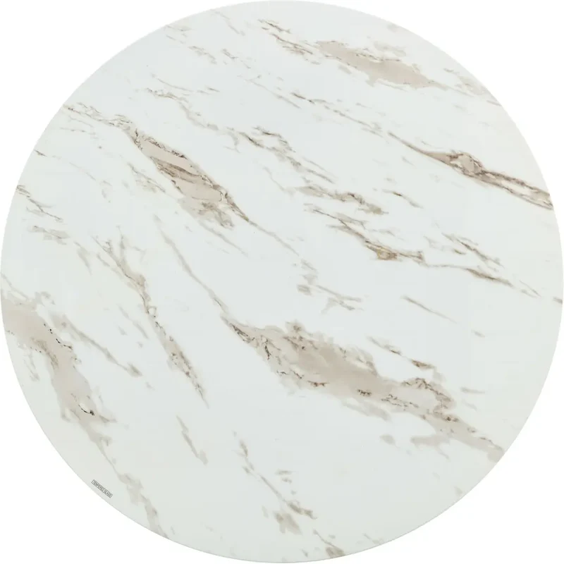 Table basse ronde noire miroir - Gala