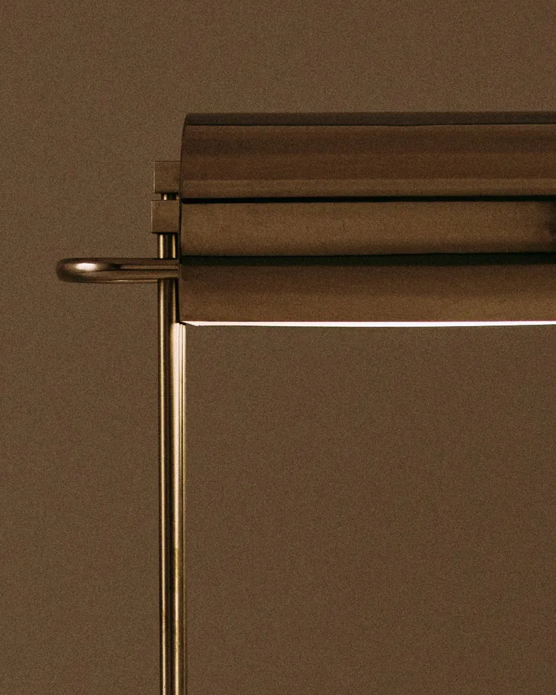 Vintage Marcel Breuer Art Deco Brass Table Lamp, Paris 1925