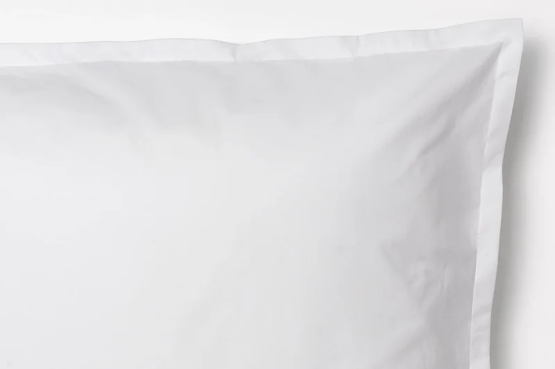 Taie d'oreiller x2 percale de coton