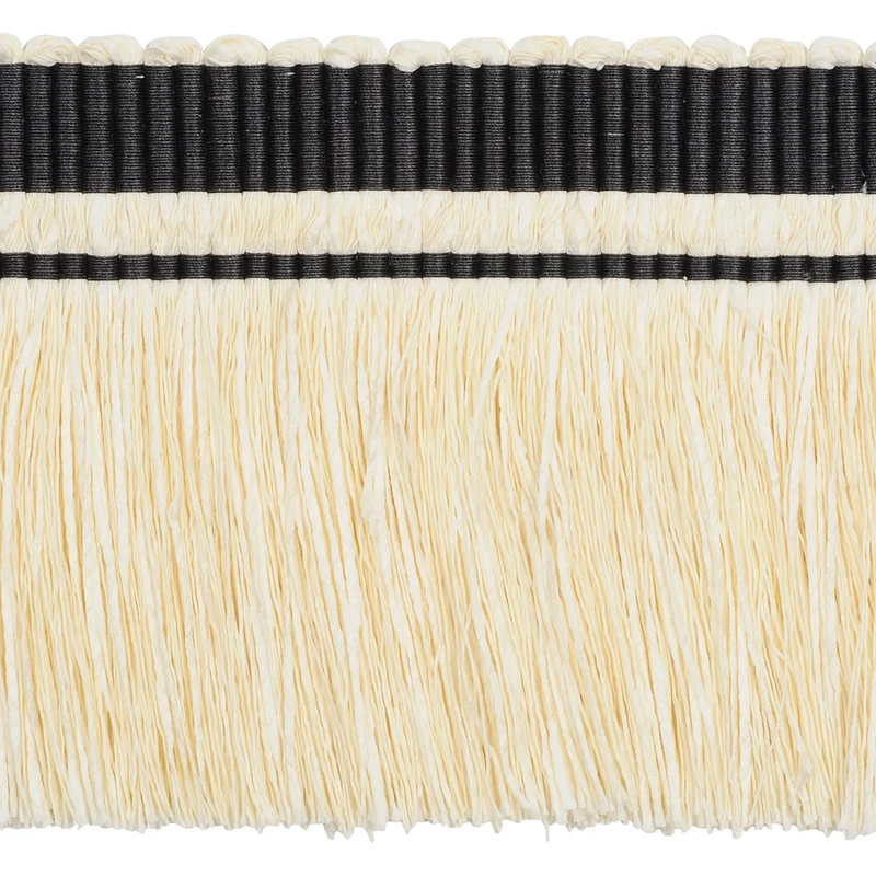 Laurent Pouf - Kanvas Ebony & Houlès Fringe