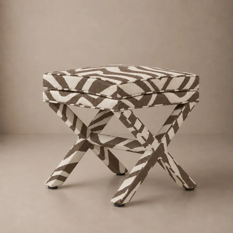 Marcel X Bench - Terranea Zebra by Ralph Lauren