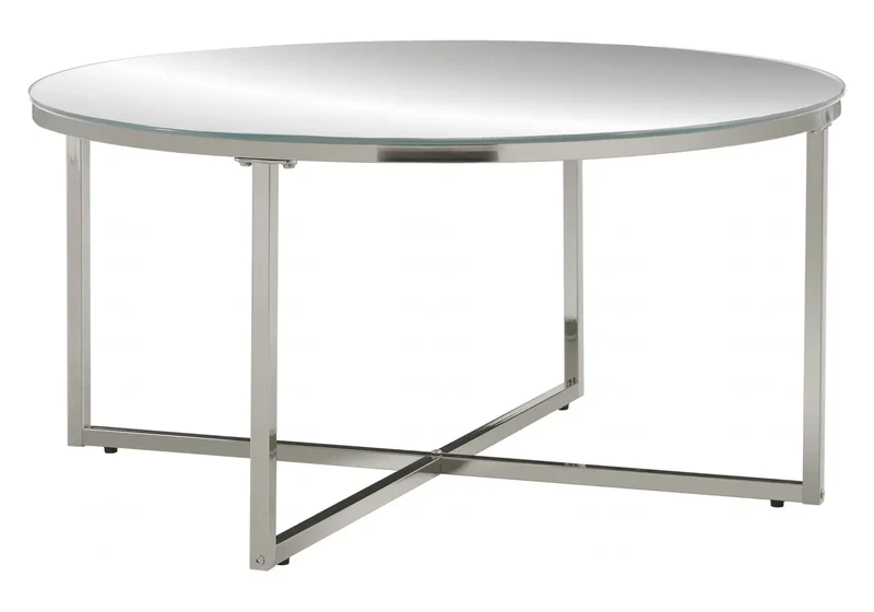 Table basse ronde en verre trempé - Gala