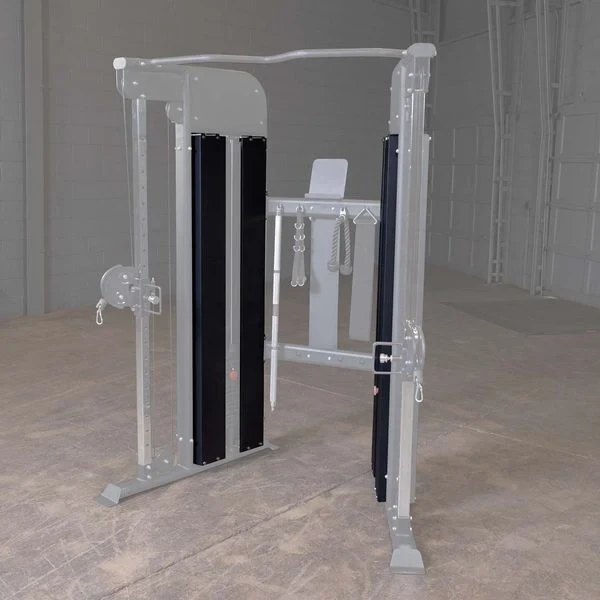 BODYSOLID FUNCTIONAL TRAINING CENTER 2 X 75KG avec couvercles de protection