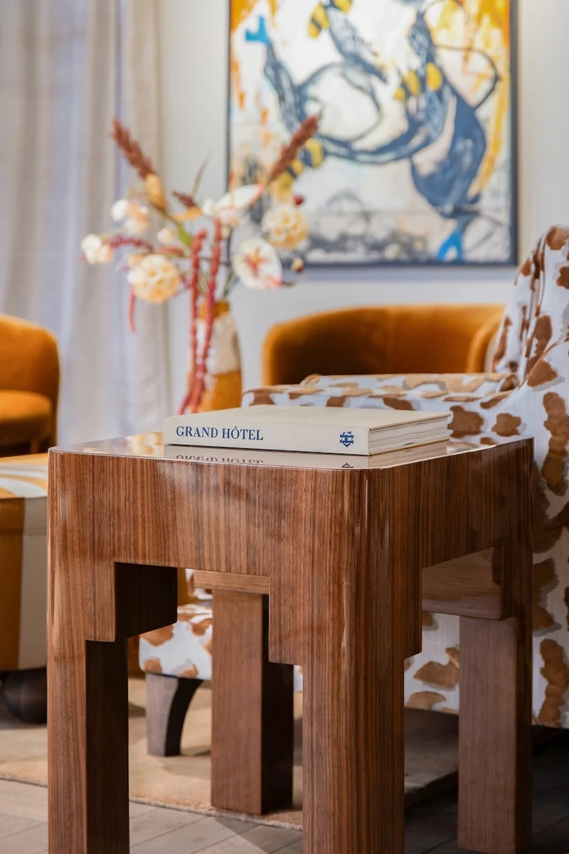 Adrian Side Table - Glossy Finish