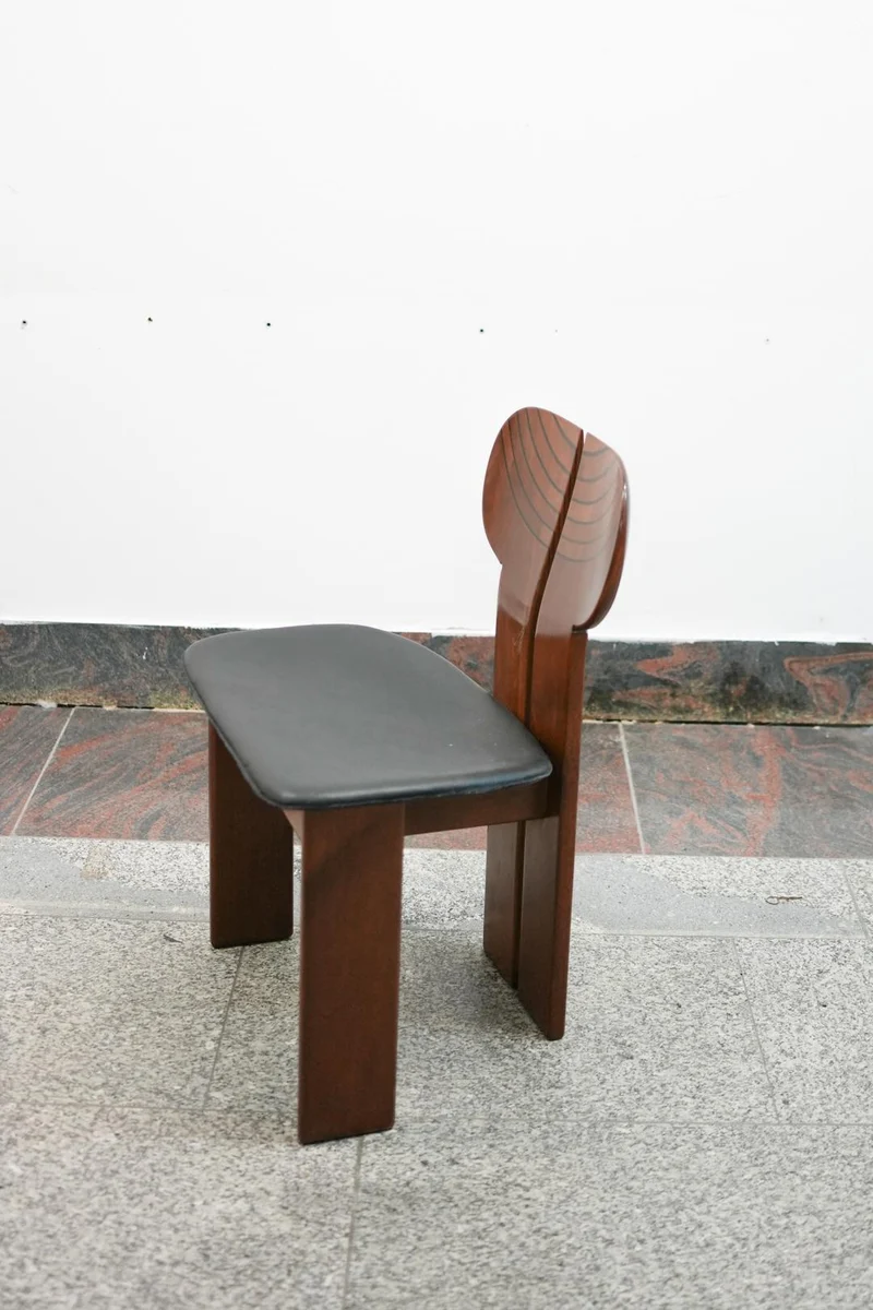 Set of 6 Africa Chair by Afra and Tobia Scarpa for Tacchini