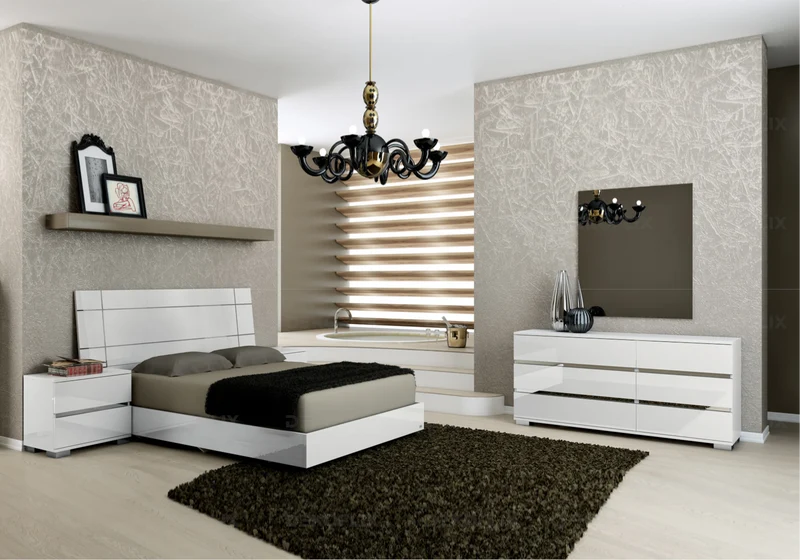 Armoire dressing 3 à 5 portes avec miroir design - Dream