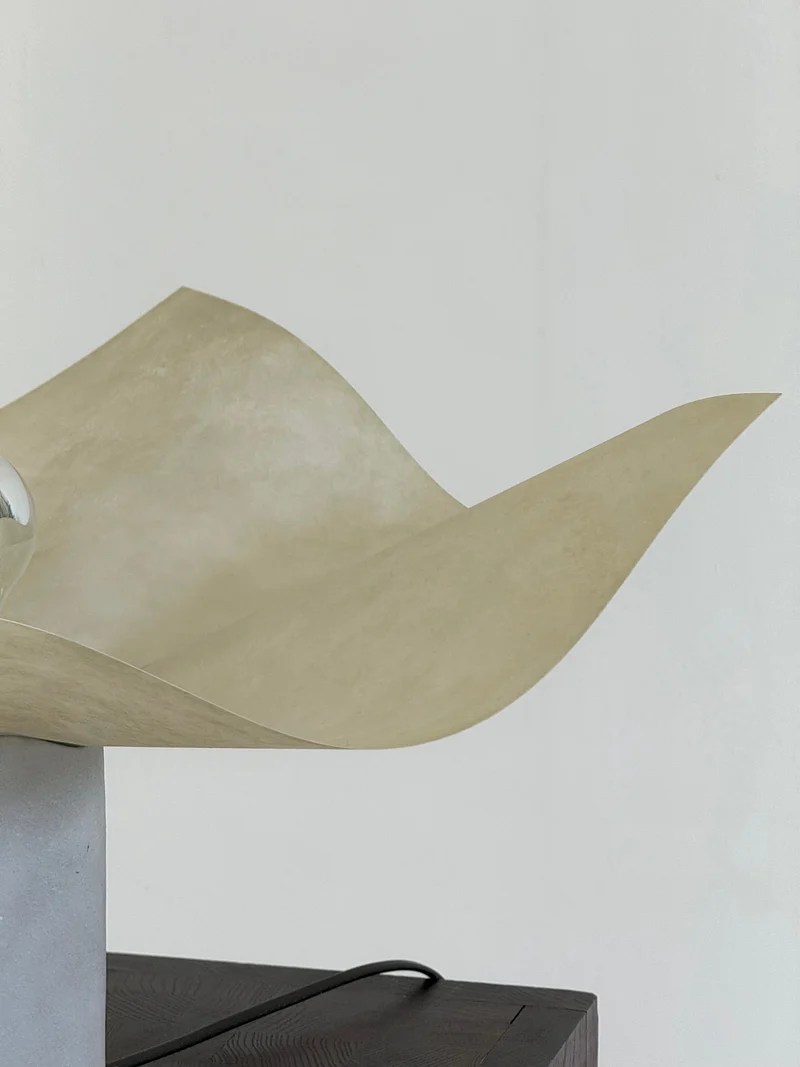 Vintage Area Ceramic Table Lamp by Mario Bellini for Artemide, 1970s