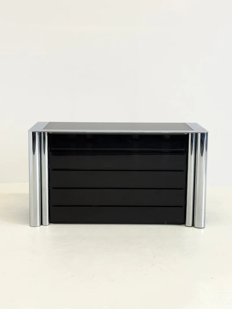 Black sideboard by Antonello Mosca for Cinova