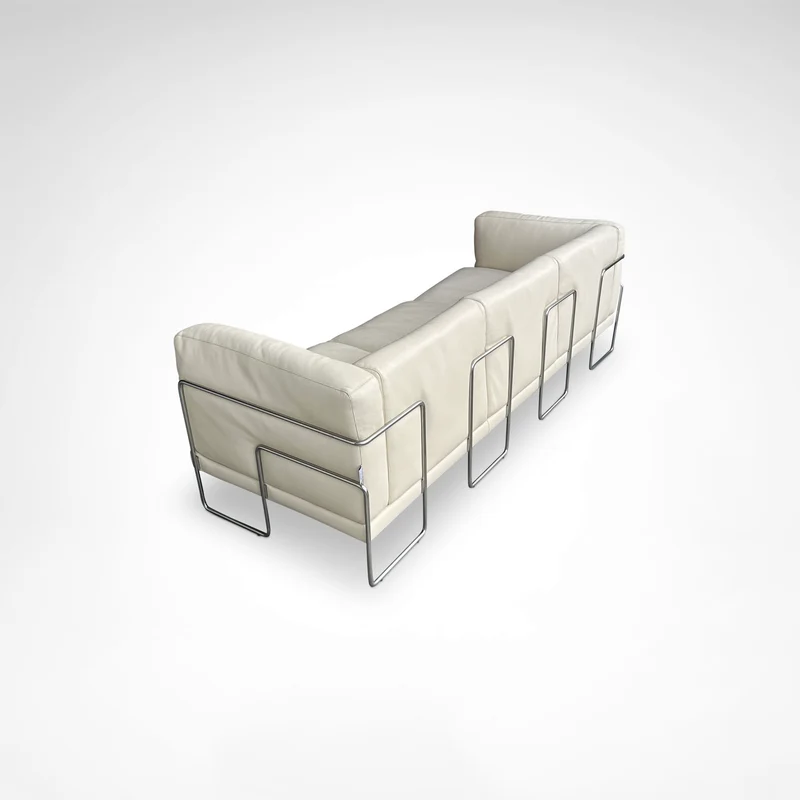 Pen Club 3-Seater Sofa by Kwok Hoi Chan for Steiner France, 1980s
