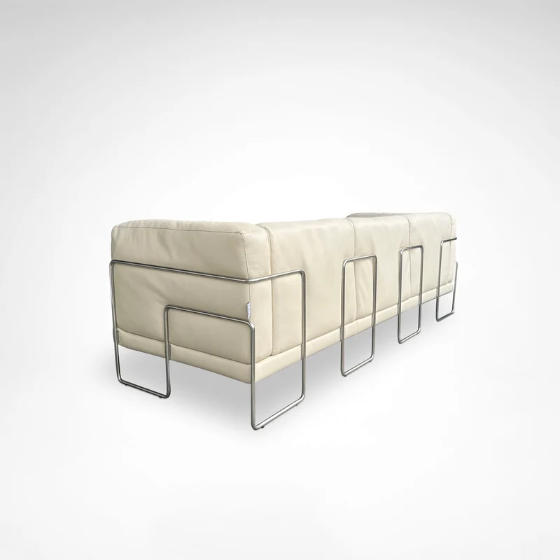 Pen Club 3-Seater Sofa by Kwok Hoi Chan for Steiner France, 1980s