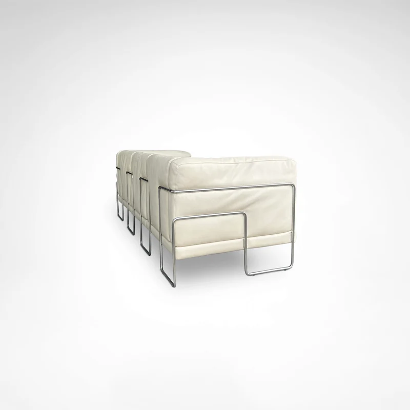 Pen Club 3-Seater Sofa by Kwok Hoi Chan for Steiner France, 1980s