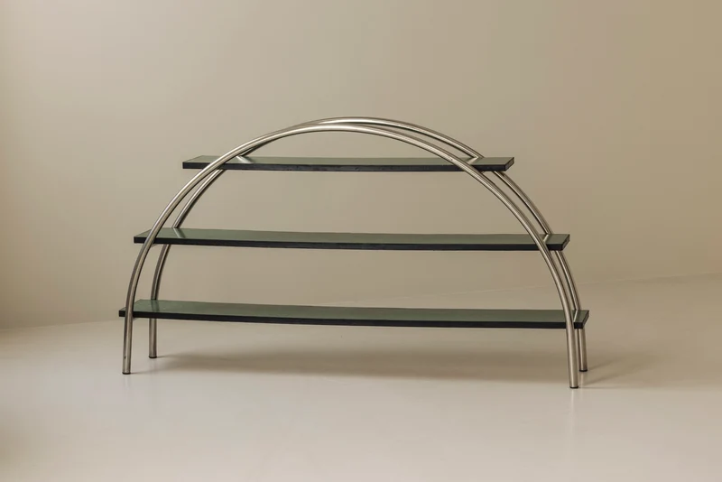 Modernist Vintage Shelving Unit, France, 1970s