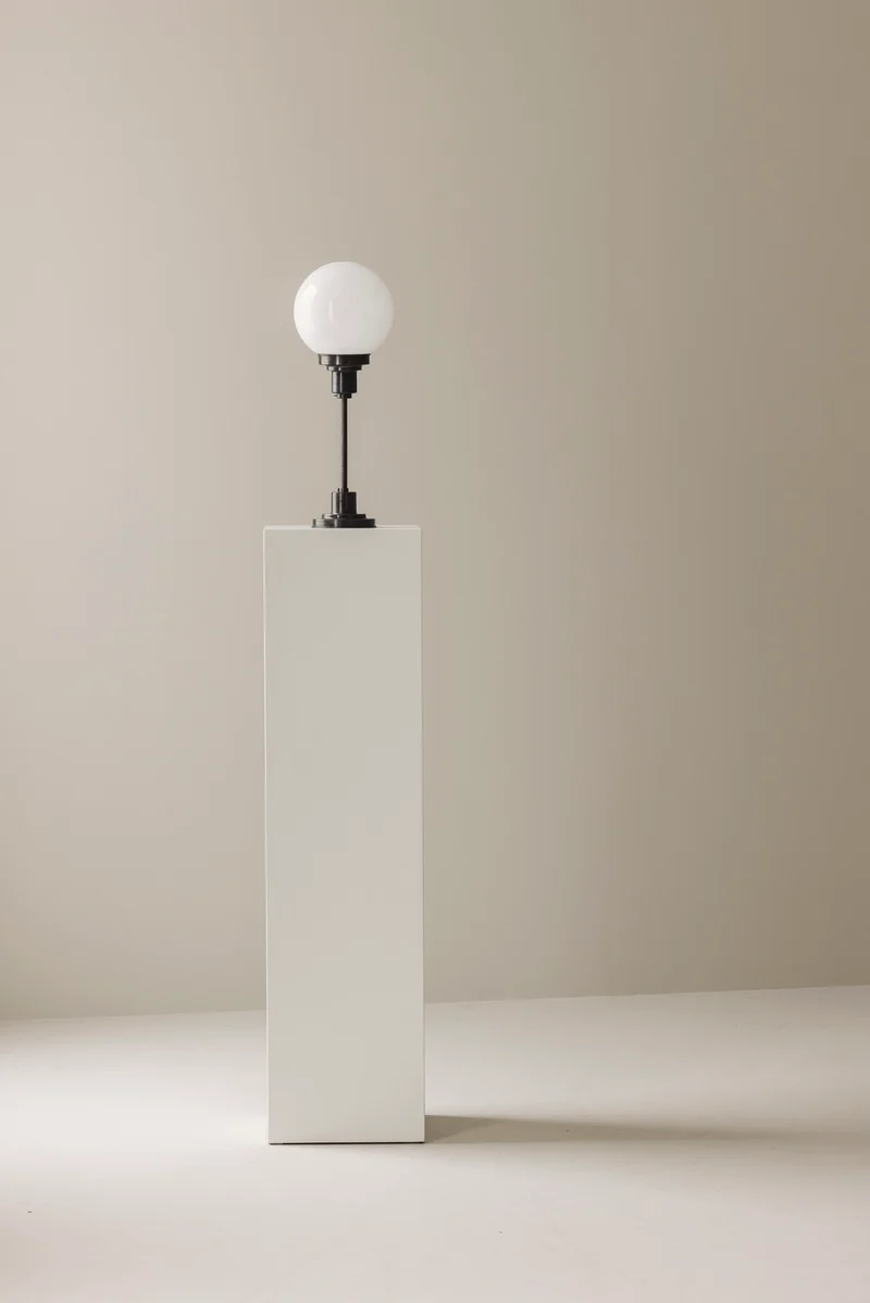Vintage Opaline Art Deco Table Lamp, Sweden 1930s