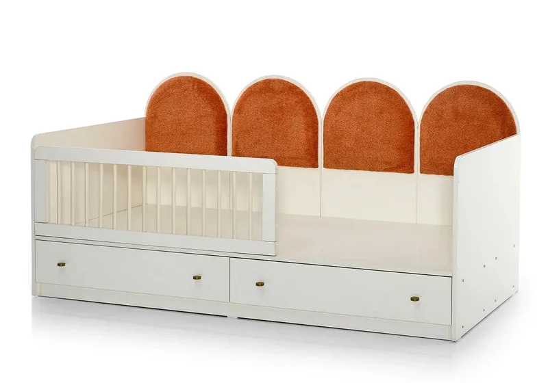 Ensemble chambre bébé Montessori orange LORENA