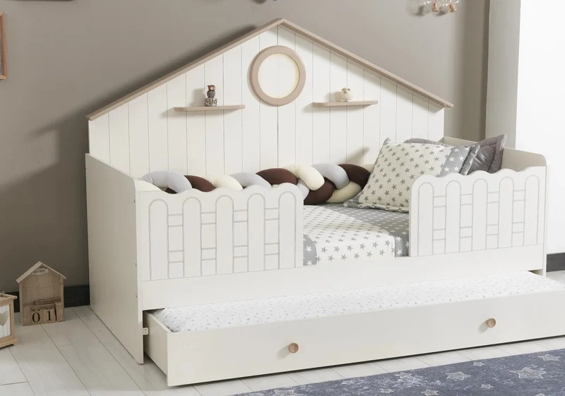 Ensemble chambre bébé Montessori beige ATLAS