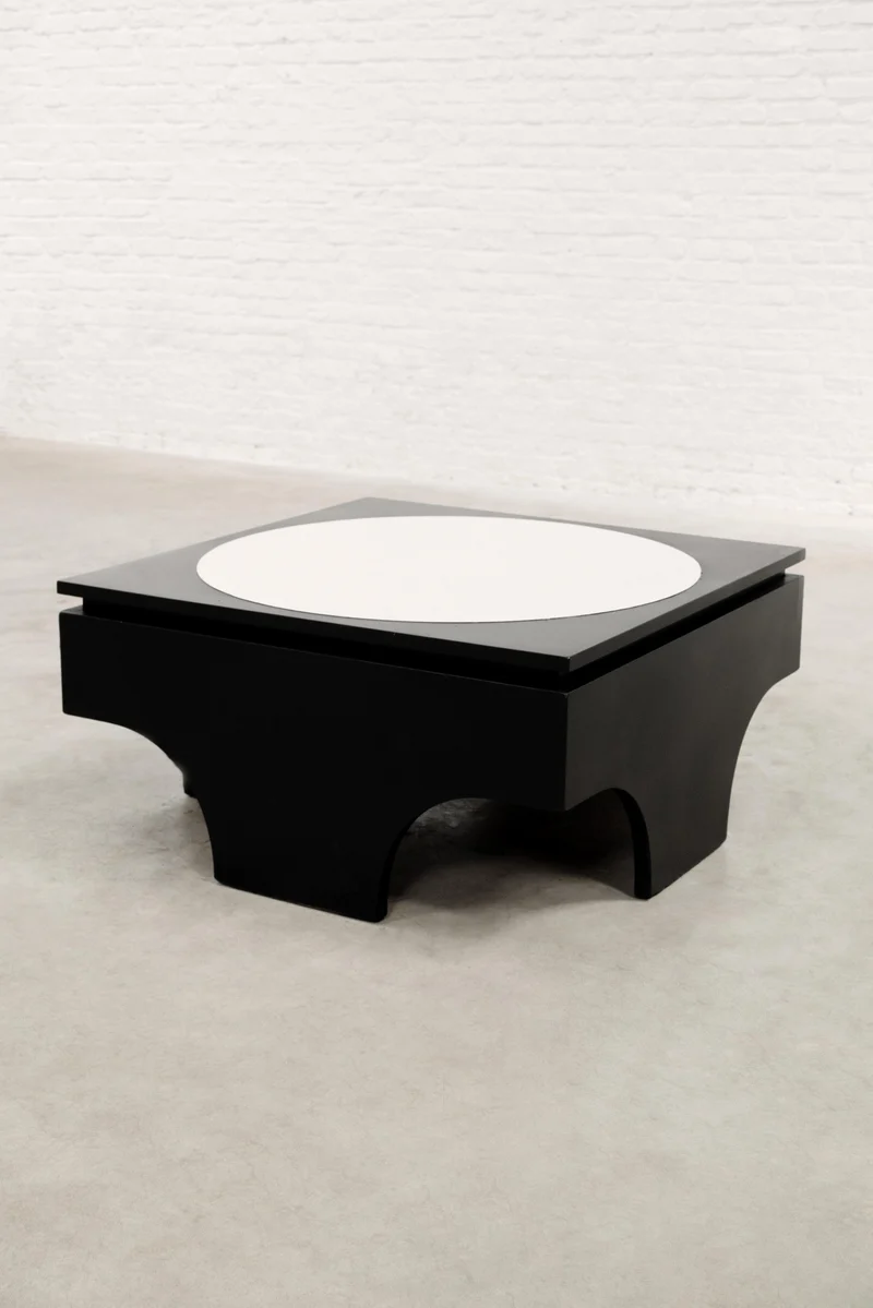 Coffee Table by Emiel Veranneman and Victor Vasarely, Belgium 1960s