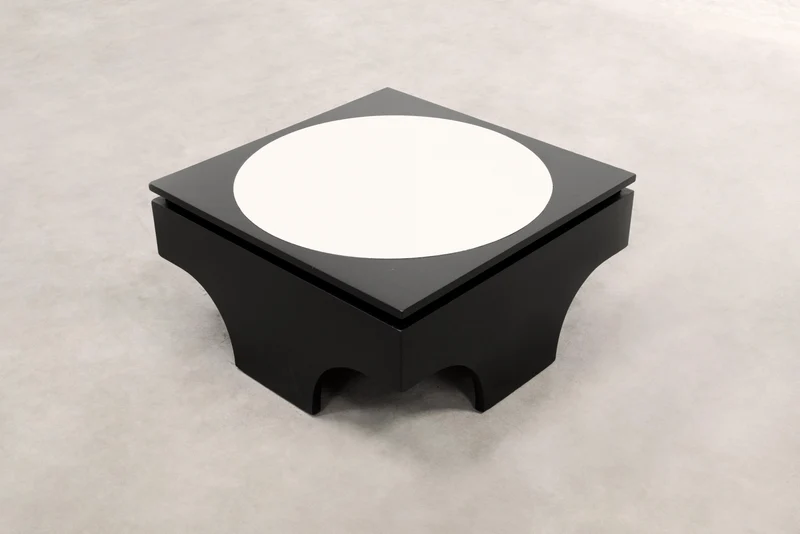 Coffee Table by Emiel Veranneman and Victor Vasarely, Belgium 1960s