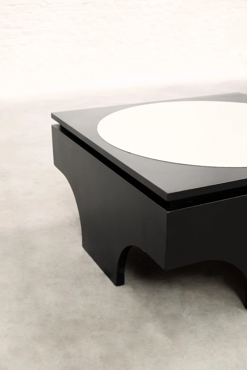 Coffee Table by Emiel Veranneman and Victor Vasarely, Belgium 1960s