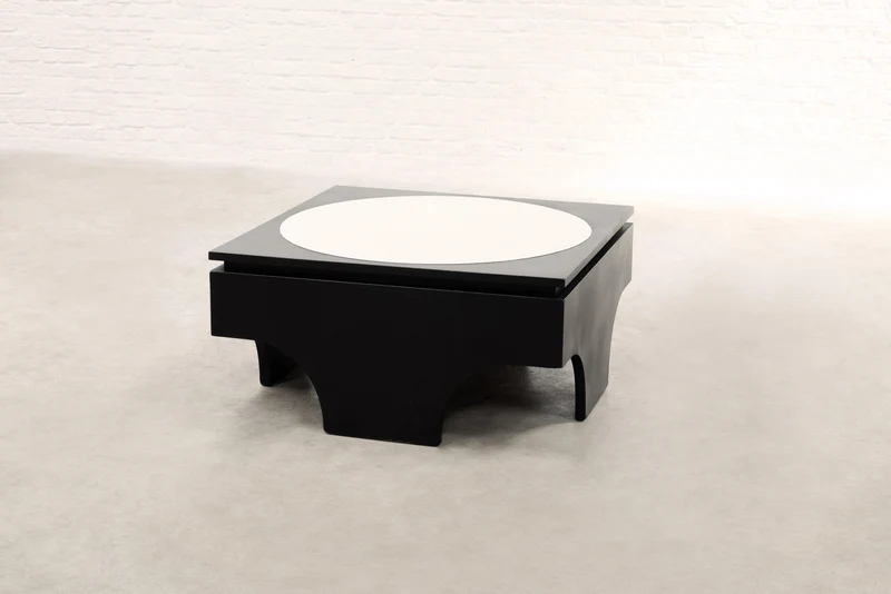 Coffee Table by Emiel Veranneman and Victor Vasarely, Belgium 1960s