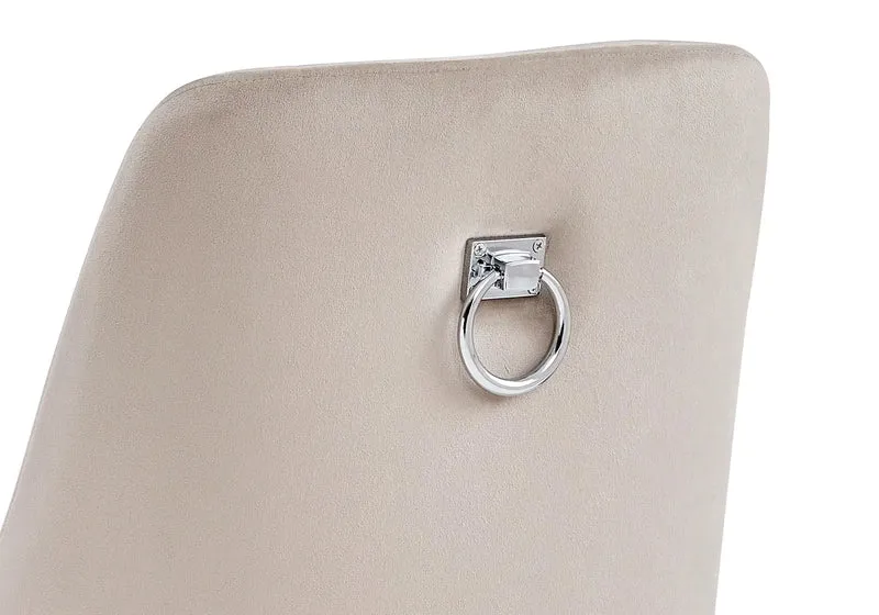 Ensemble table chaise céramique marbre blanc - Sofie
