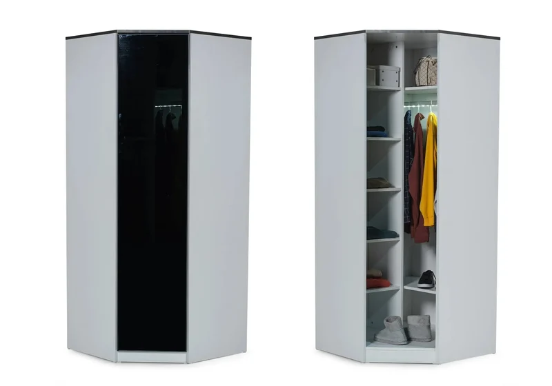 Ensemble de chambre jeune moderne anthracite INFINITY