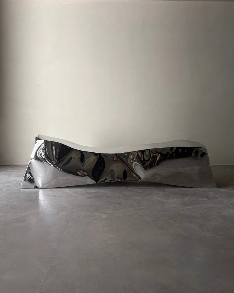 Stainless Steel Bench - Monolith Series