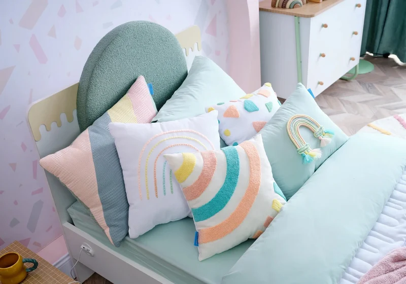 Ensemble de chambre jeune moderne vert JOLLY