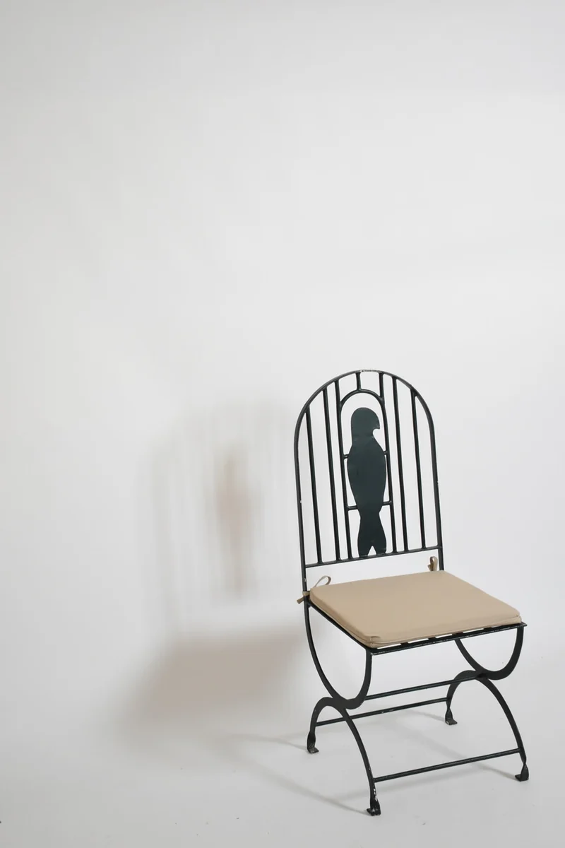 Pair of Wrought Iron Bird Cage Chairs, 1960s