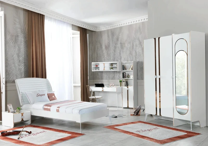 Ensemble chambre jeune peau matelassé ELEGANT