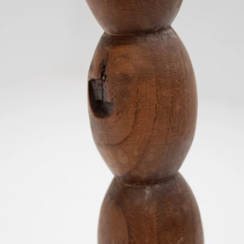 Bobbin Stool in Solid Walnut Wood