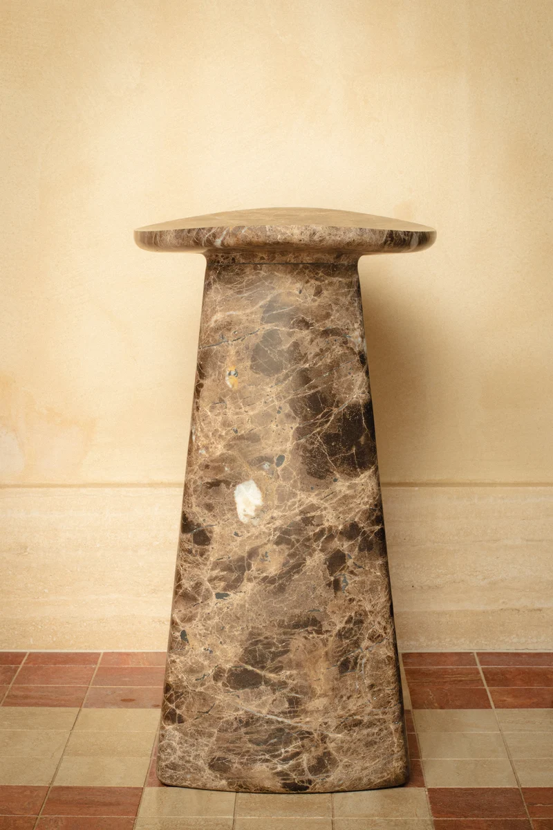 Marble LEIRIA stool