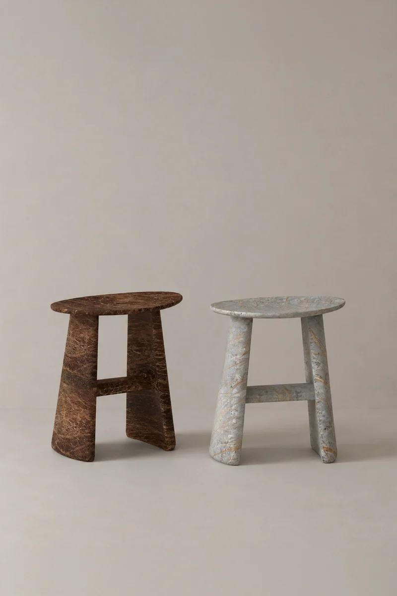 Marble LEIRIA stool