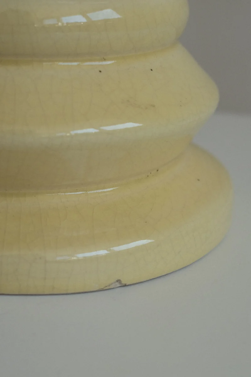 Vintage Mid-Century French Ceramic Table Lamp