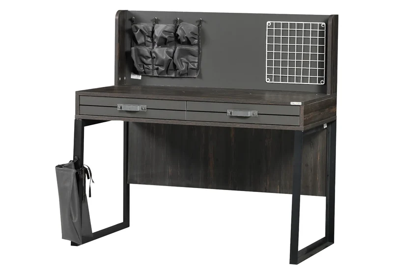 Ensemble complet de chambre moderne anthracite DARK