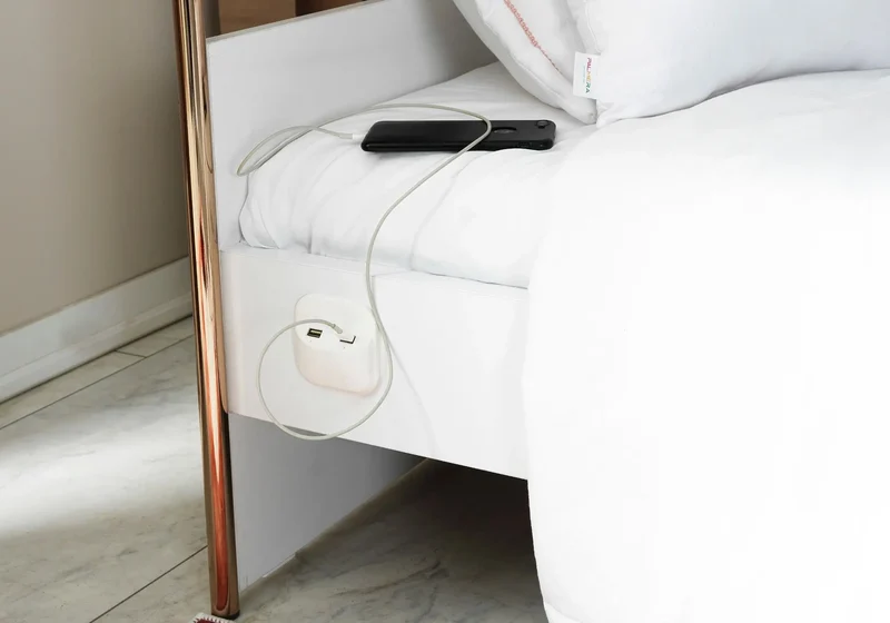 Ensemble chambre jeune métal doré ELEGANT