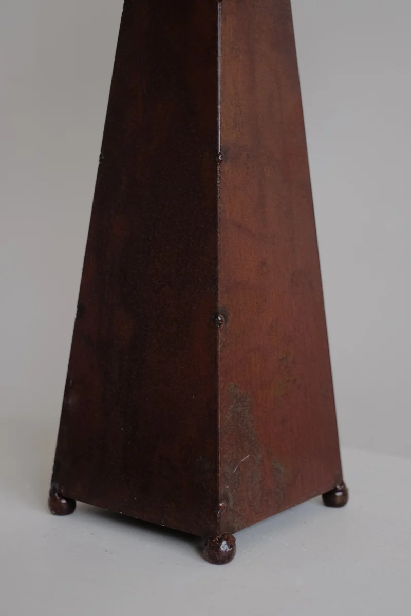Vintage Obelisk Copper Table Lamp
