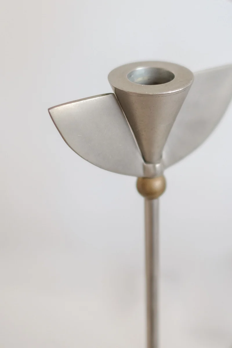 Set of 2 Memphis Candleholders
