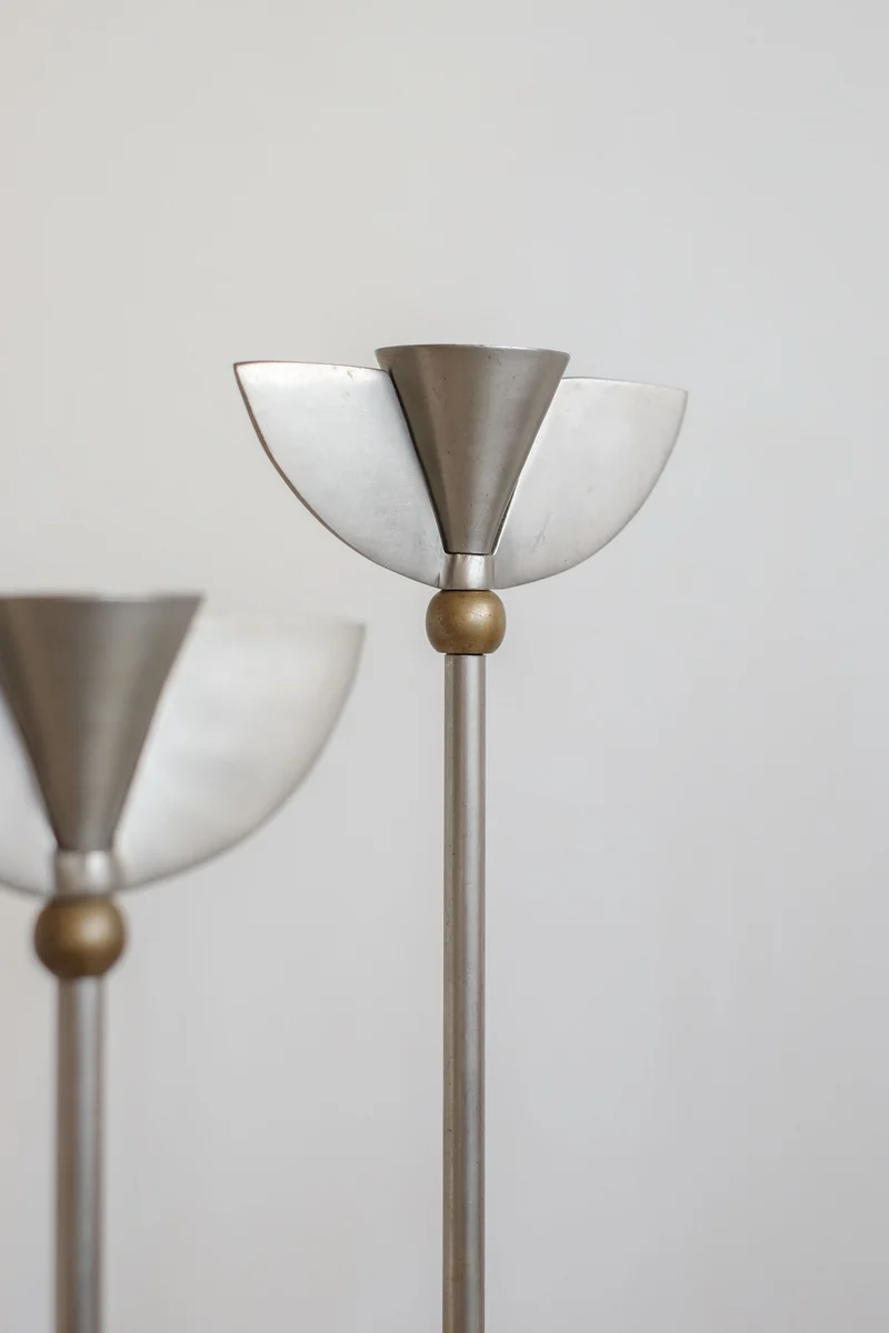 Set of 2 Memphis Candleholders