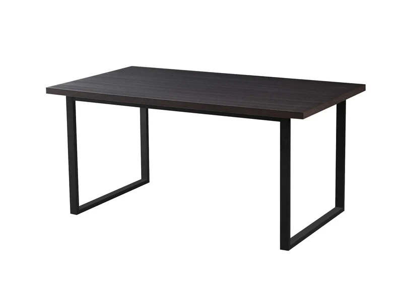 Table à manger noir bois gris - Nour