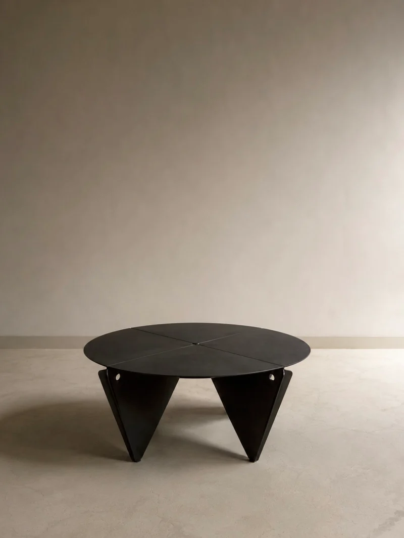 Equis Coffee Table in Steel